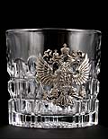 Стакан для виски с гербом России